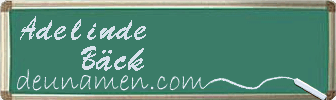 Adelinde Bäck Visitenkarte